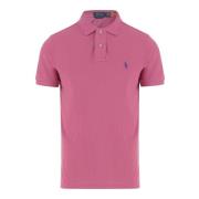 Polo Ralph Lauren Bomullspolo med logotyp Pink, Herr