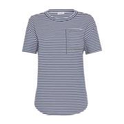 Brunello Cucinelli Stiliga T-shirts och Polos Blue, Dam