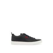 Hugo Boss Minimalistiska sneakers med röd logotyp Black, Herr