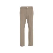 Cruna Brun Tapered Fit Byxor Mitte Stil Brown, Herr