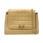 Chanel Vintage Pre-owned Laeder chanel-vskor Beige, Dam