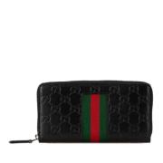 Gucci Vintage Pre-owned Laeder plnbcker Black, Dam