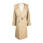 JW Anderson Brun Hoodad Trenchcoat Brown, Dam