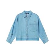 Twinset Jeansskjorta med nitar Blue, Dam