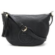 Gucci Vintage Pre-owned Laeder crossbodyvskor Black, Dam