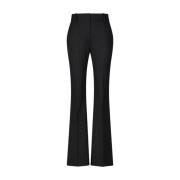 Hugo Boss Elegant Shimmer Wide Leg Trousers Black, Dam