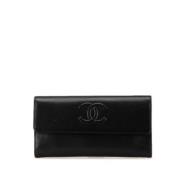 Chanel Vintage Pre-owned Laeder plnbcker Black, Dam