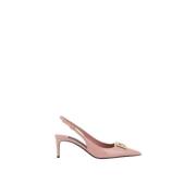 Dolce & Gabbana Elegant Slingback Pumps med Stilettklack Pink, Dam