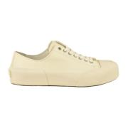 Jil Sander Läder Gummisula Skor Beige, Dam