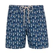 MC2 Saint Barth Bl Polyester Simshorts fr Mn Blue, Herr