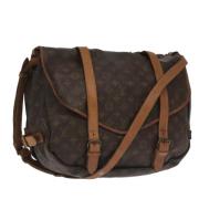 Louis Vuitton Vintage Pre-owned Canvas louis-vuitton-vskor Brown, Dam