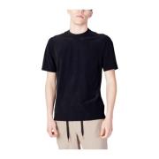 Suns Svart Polyester T-shirt Herr Kollektion Black, Herr