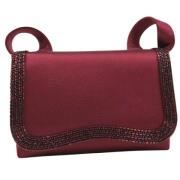 Chanel Vintage Pre-owned Canvas chanel-vskor Red, Dam