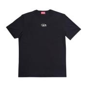 Diesel Oval T-Adjust T-shirt i Svart Black, Herr