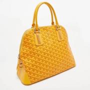 Goyard Vintage Pre-owned Canvas handvskor Yellow, Dam