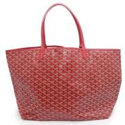 Goyard Vintage Pre-owned Tyg handvskor Red, Dam