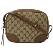 Gucci Vintage Pre-owned Canvas gucci-vskor Brown, Dam