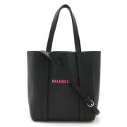 Balenciaga Vintage Pre-owned Laeder axelremsvskor Black, Dam