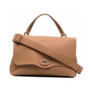 Zanellato Pura Linea Postina Crossbody Väska Brown, Dam