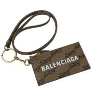 Balenciaga Vintage Pre-owned Canvas plnbcker Brown, Dam