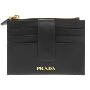 Prada Vintage Pre-owned Laeder plnbcker Black, Dam