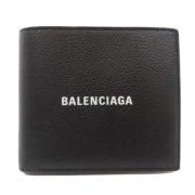 Balenciaga Vintage Pre-owned Laeder plnbcker Black, Dam