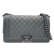 Chanel Vintage Pre-owned Laeder chanel-vskor Gray, Dam