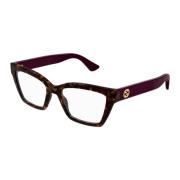 Gucci Minimal Cat-Eye Solglasögon Glamour Stil Brown, Unisex