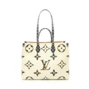 Louis Vuitton Vintage Pre-owned Canvas totevskor Beige, Dam