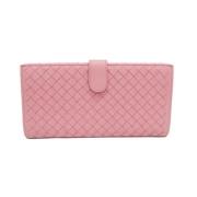 Bottega Veneta Vintage Pre-owned Laeder plnbcker Pink, Dam