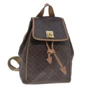 Celine Vintage Pre-owned Laeder ryggsckar Brown, Dam