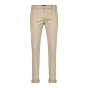 Dondup Bomull Chino Byxor med Stiligt Design Beige, Herr