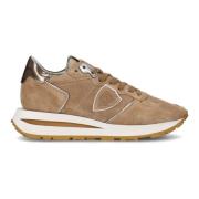 Philippe Model Sneakers Tropez Haute Running Brown, Dam