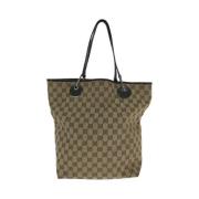 Gucci Vintage Pre-owned Canvas totevskor Beige, Dam