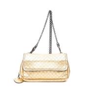 Bottega Veneta Vintage Pre-owned Laeder axelremsvskor Yellow, Dam