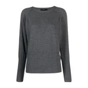 Seventy Round-neck Knitwear Gray, Dam