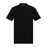 Brioni Bomullspolo Black, Herr