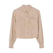 Gustav Elegant Jacka Beige, Dam