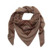 Lala Berlin Kashmir Brun Triangel Trinity Klassisk Brown, Unisex