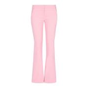 Balmain Crepe Flared Byxor Pink, Dam