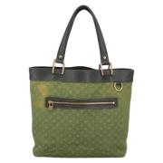 Louis Vuitton Vintage Pre-owned Canvas totevskor Green, Dam