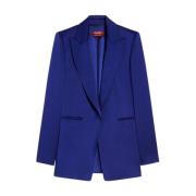 Max Mara Studio Stilren Jacka för Kvinnor Blue, Dam