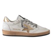 Golden Goose Vintage-inspirerade Ball Star Sneakers White, Dam