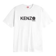 Kenzo Blommig Oversize T-shirt White, Herr