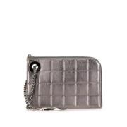 Chanel Vintage Pre-owned Laeder kuvertvskor Gray, Dam