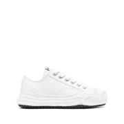 Mihara Yasuhiro Off White Canvas Sneaker med Tåkappa White, Herr