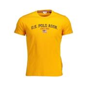 U.s. Polo Assn. Orange Bomull Herr T-shirt Orange, Herr