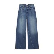 Anine Bing Vintage Blå Denim Jeans Blue, Dam