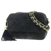 Chanel Vintage Pre-owned Mocka chanel-vskor Blue, Dam