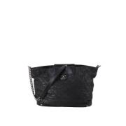 Chanel Vintage Pre-owned Laeder totevskor Black, Dam